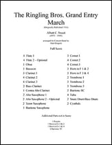 The Ringling Bros. Grand Entry March Concert Band sheet music cover